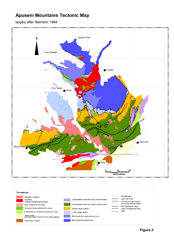 Apuseni Mountains map