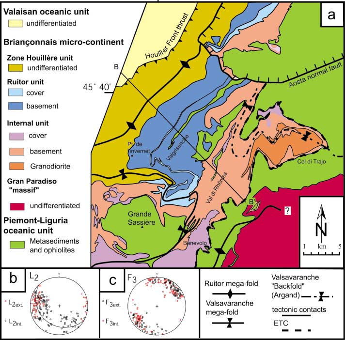 Geological Map of val di Rhêmes area